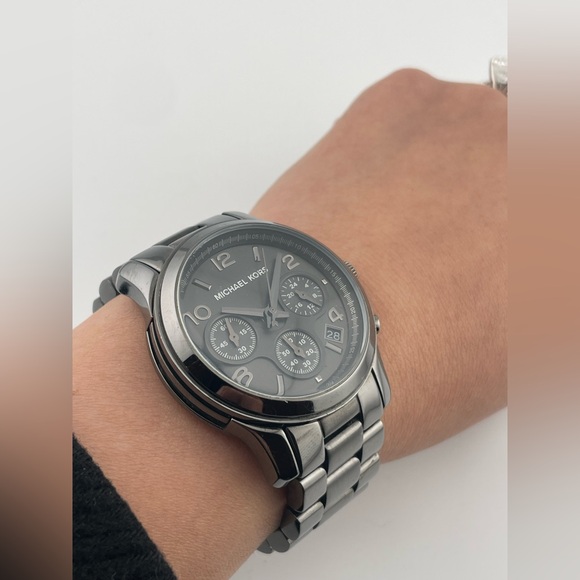 Michael Kors Accessories - Michael Kors MK-5170 Stainless Steel Chronograph Watch 10ATM Box + Links